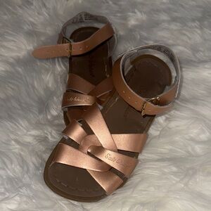 Salt Water Rose Gold Sandals